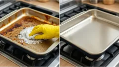 Il grasso sparirà dalla teglia in un attimo: ti servirà un prodotto che si trova in ogni cucina