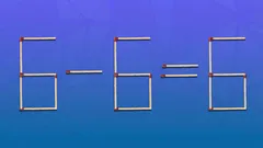 Quale fiammifero bisogna spostare per rendere corretta l’uguaglianza? Un rompicapo non facile